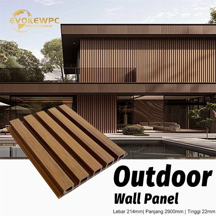 ASA WPC Wall Panel 214*22 For Exterior high quality