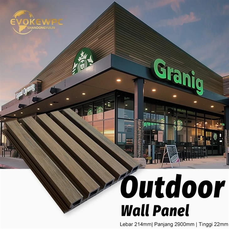 ASA WPC Wall Panel 214*22 For Exterior