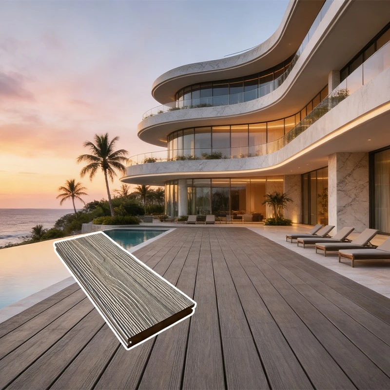 Co-extruded Decking With ASA Layer high quality