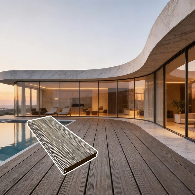 Co-extruded Decking With ASA Layer high quality