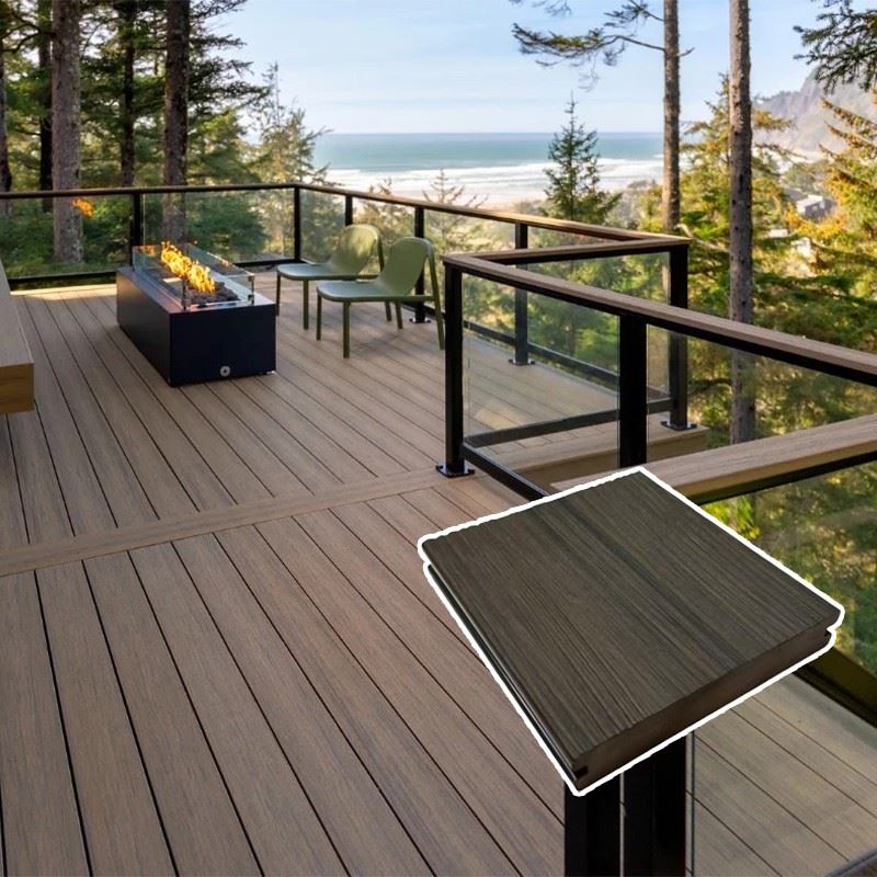 Co-extruded Decking With ASA Layer factory