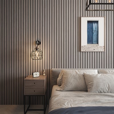 WPC seinapaneeli kaunistusmaterjalid akustilise seinapaneeliga